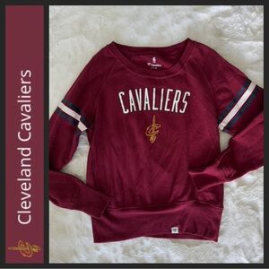 NWOT Fanatics Cleveland Cavaliers Burgundy Sweatshirt